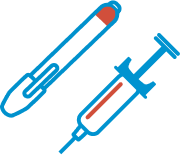 Pen and prefilled syringe icon